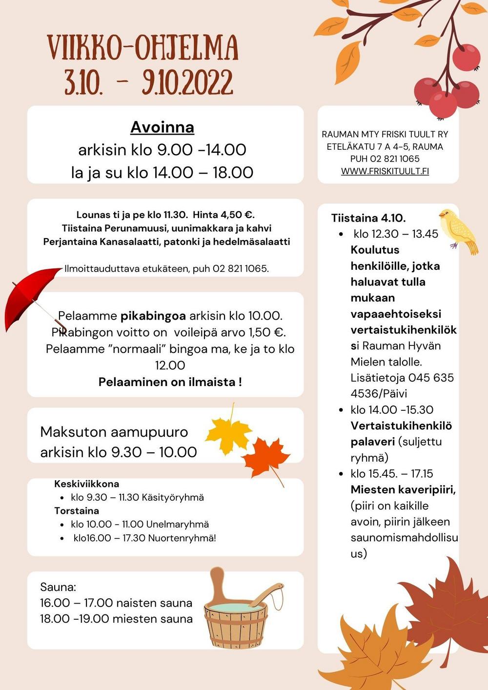 viikko-ohjelma-3-10-9-10-2022-rauman-mty-friski-tuult-ry